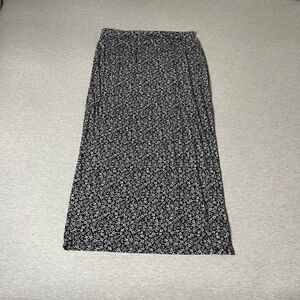 No Boundaries Junior’s Floral Print Maxi Skirt